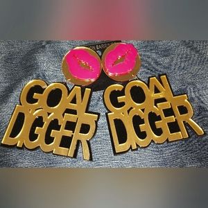 Large statement earrings